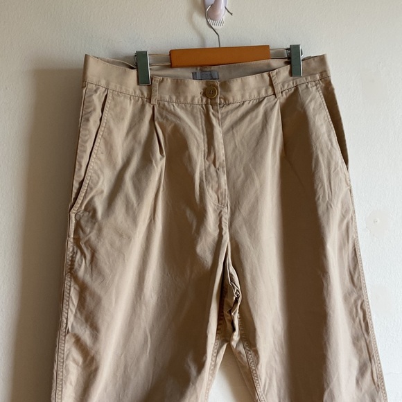 COS cream cropped baggy chino pants - Picture 3 of 13